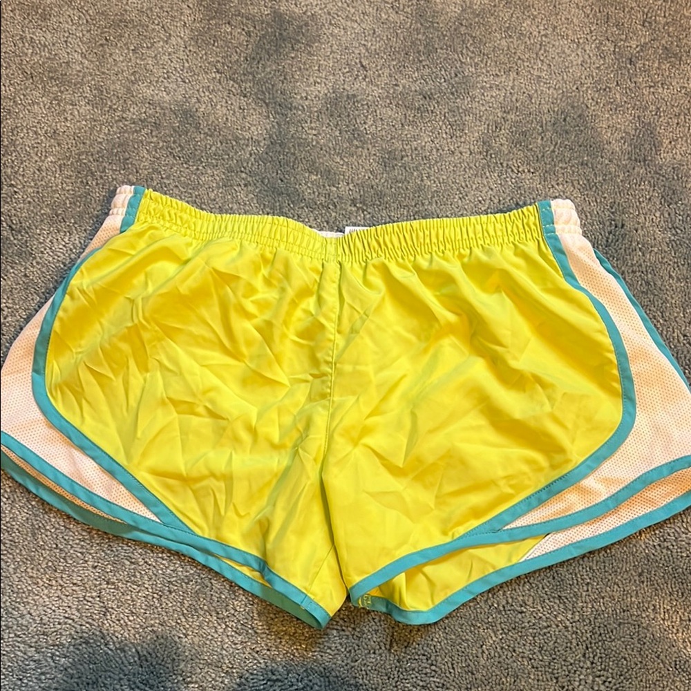 ARIZONA Lime and Teal Athletic Shorts